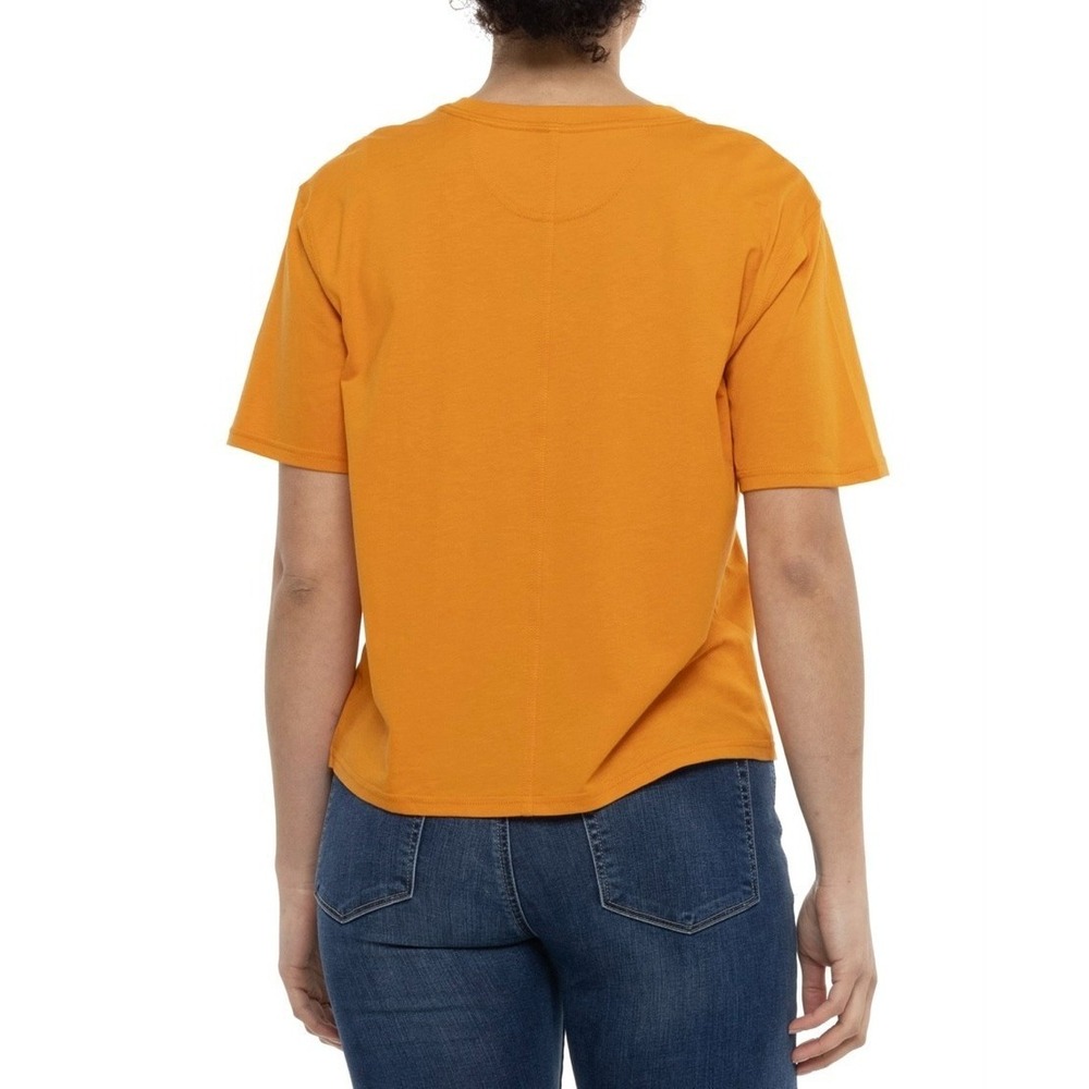 Carhartt TK6122 Women's "L" Tensel Boxy Fit Short Sleeve Tee, Hazy Sunshine - Picture 2 of 8